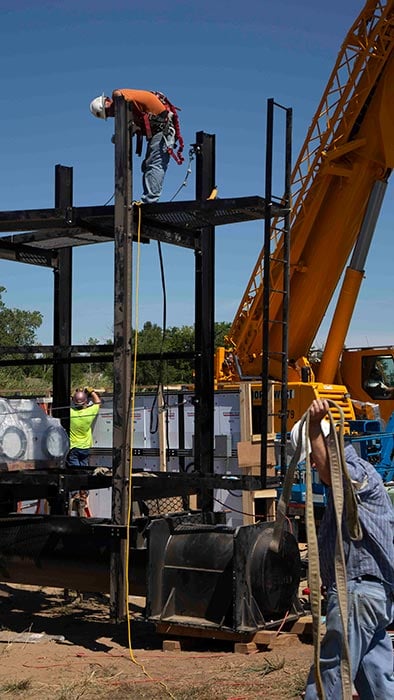 building a digital billboard structure