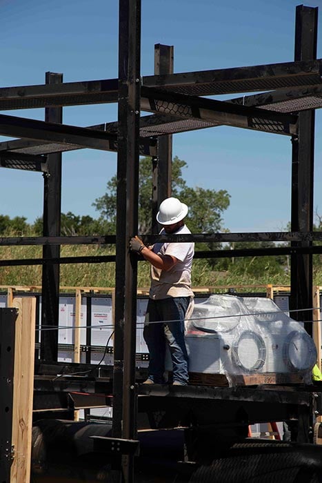 building a digital billboard structure