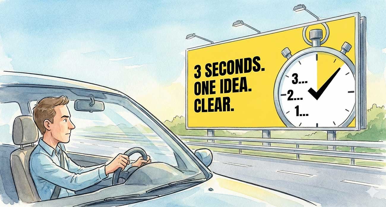 Featured image for “The 3 Second Rule in Billboard Design”