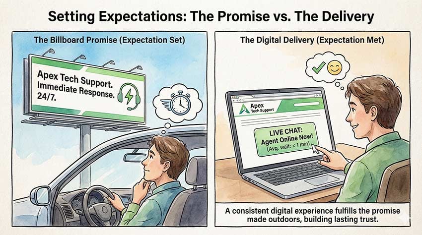 How Billboards Shape Customer Expectations