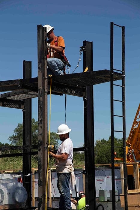 building a digital billboard structure