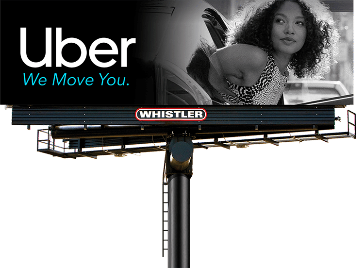 uber ride share billboards