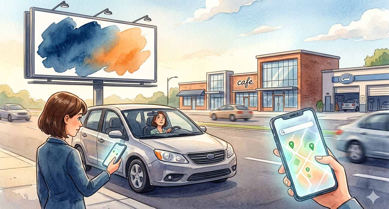 Featured image for “Why Your Google Business Profile Matters After Someone Sees Your Billboard”