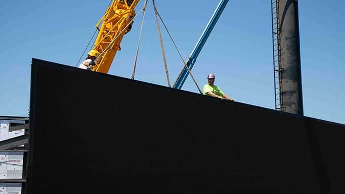 building the digital billboard led sign