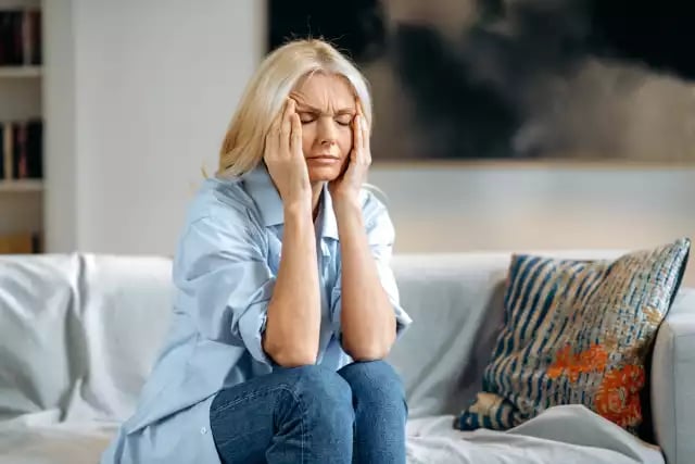 De menopauze uitgebloed = uitgebloeid magnesium