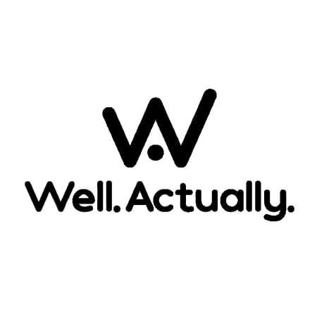 well actually logo