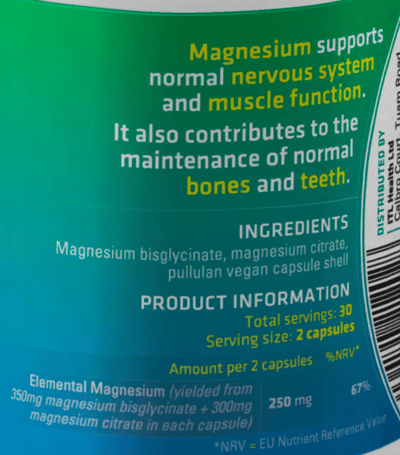 MAGduo - Complex Magneisum Bislgycinaat Citraat Etiket