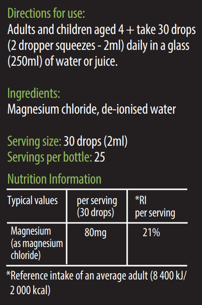 Kiki Health Ionic Magnesium etiket