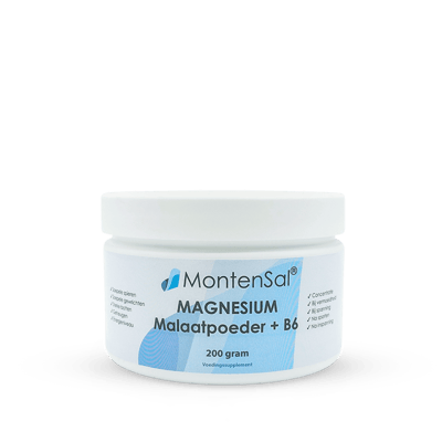 Magnesium Malaat Poeder met p-5-p MontenSal