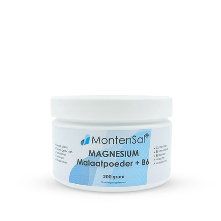 Magnesium Malaat Poeder met p-5-p MontenSal