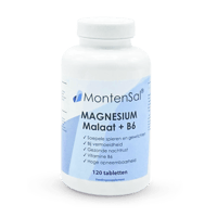Magnesiummalaat met Vitamine B6. 120 capsules.