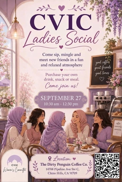 CVIC Ladies Social flyer