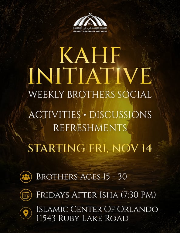 Kahf Initiative - Brothers Weekly Social