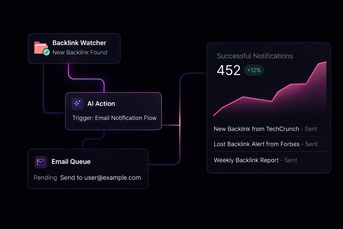 Backlink Email Notifications