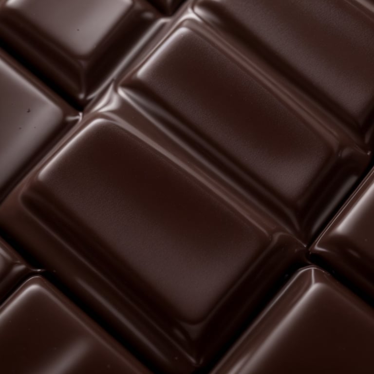 un gros plan d' une barre de chocolat noir