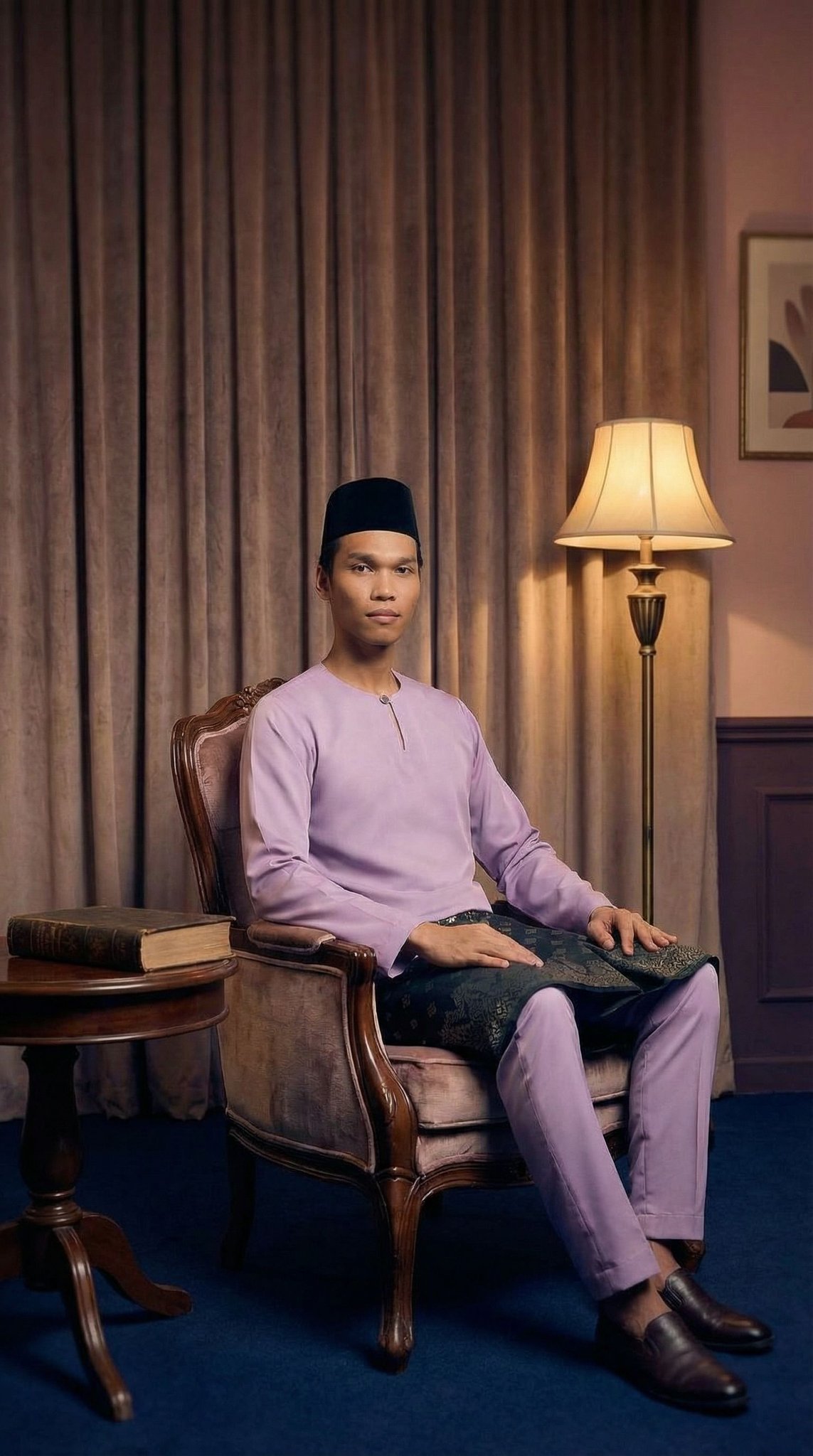 Grand Budapest Elegance: Bulan Bintang Baju Melayu Editorial — shot 2 of 6