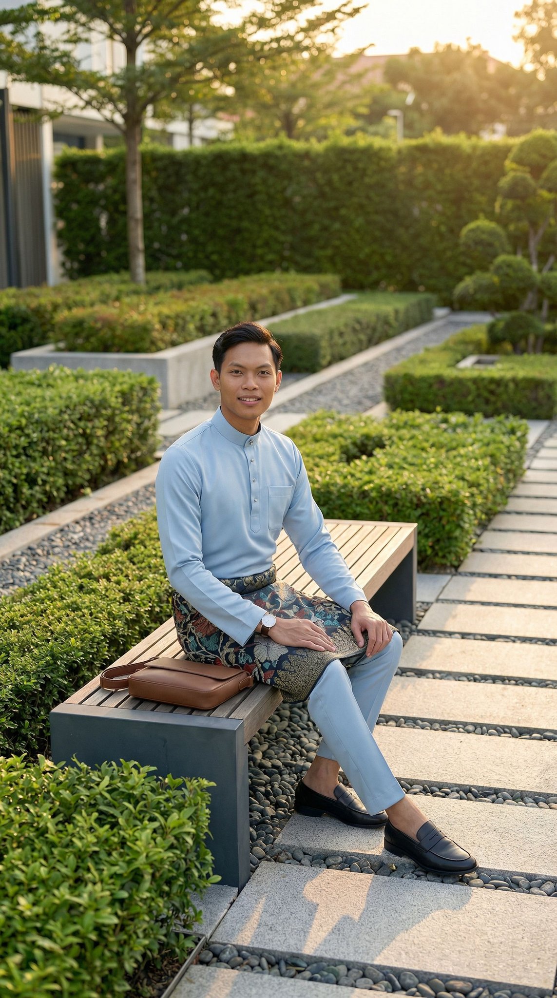 Modern Tradition: Uniqlo Style Baju Melayu Editorial — shot 5 of 6