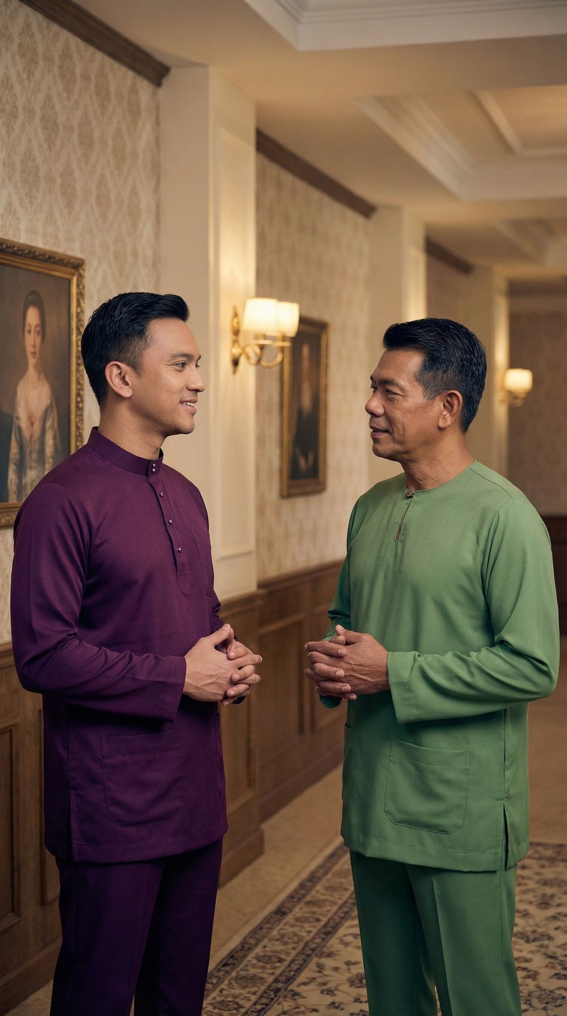Grand Budapest Elegance: Bulan Bintang Baju Melayu Editorial — shot 3 of 6