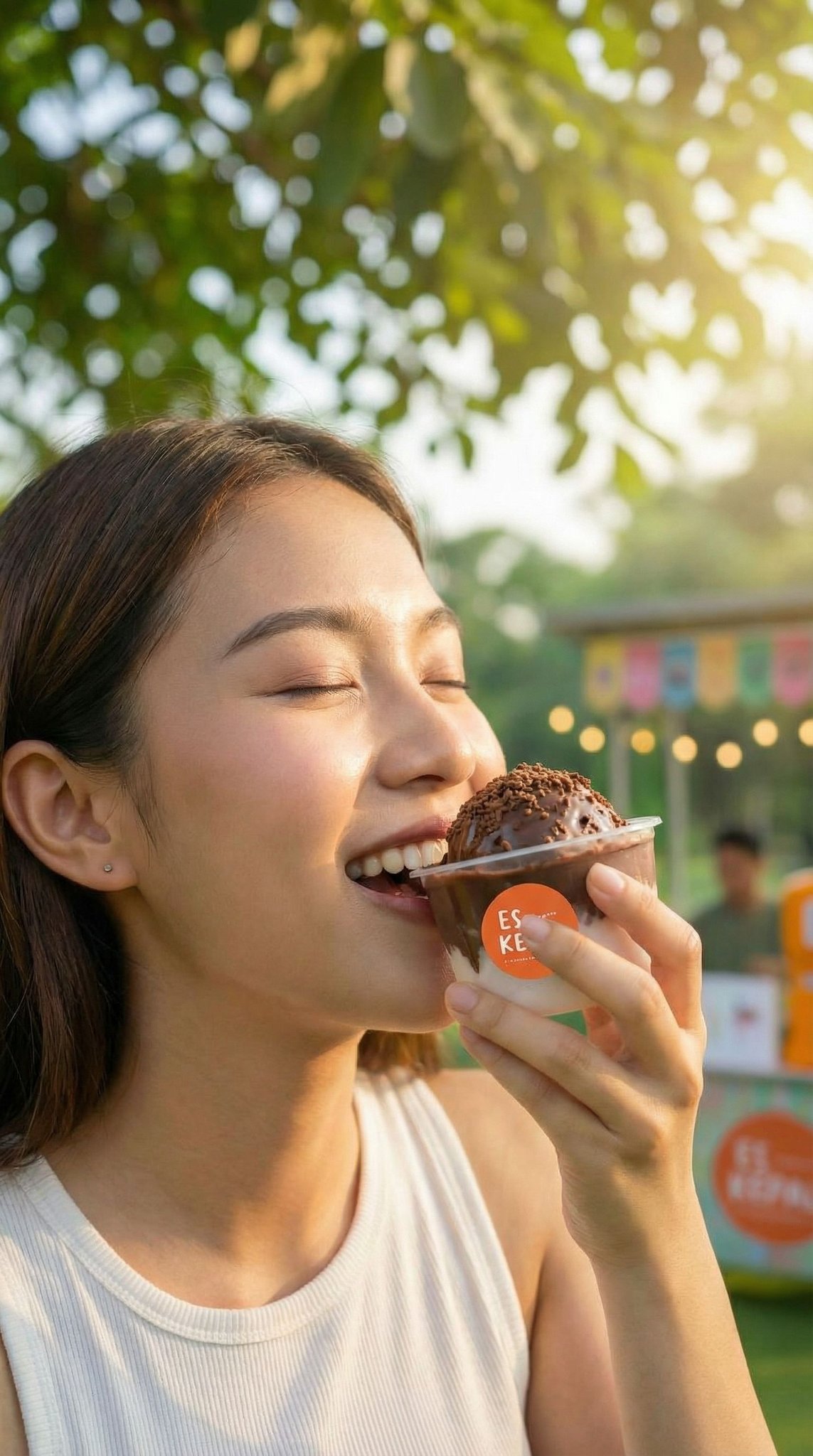 Refreshing Moments with Es Kepal: Chocolate & Pistachio Delight — shot 3 of 6