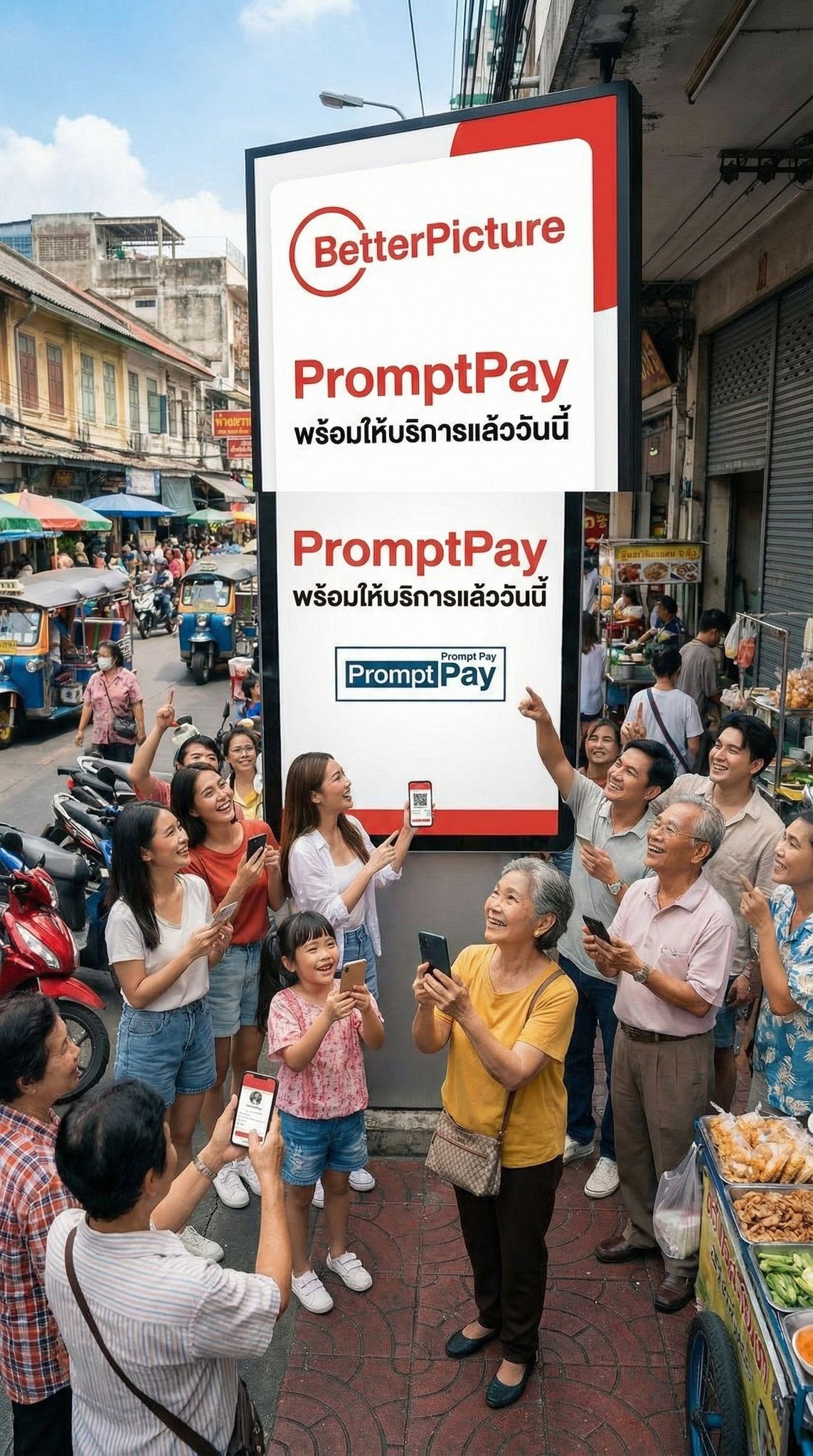 Energetic Thai Launch Sequence for BetterPicture with PromptPay — shot 6 of 6