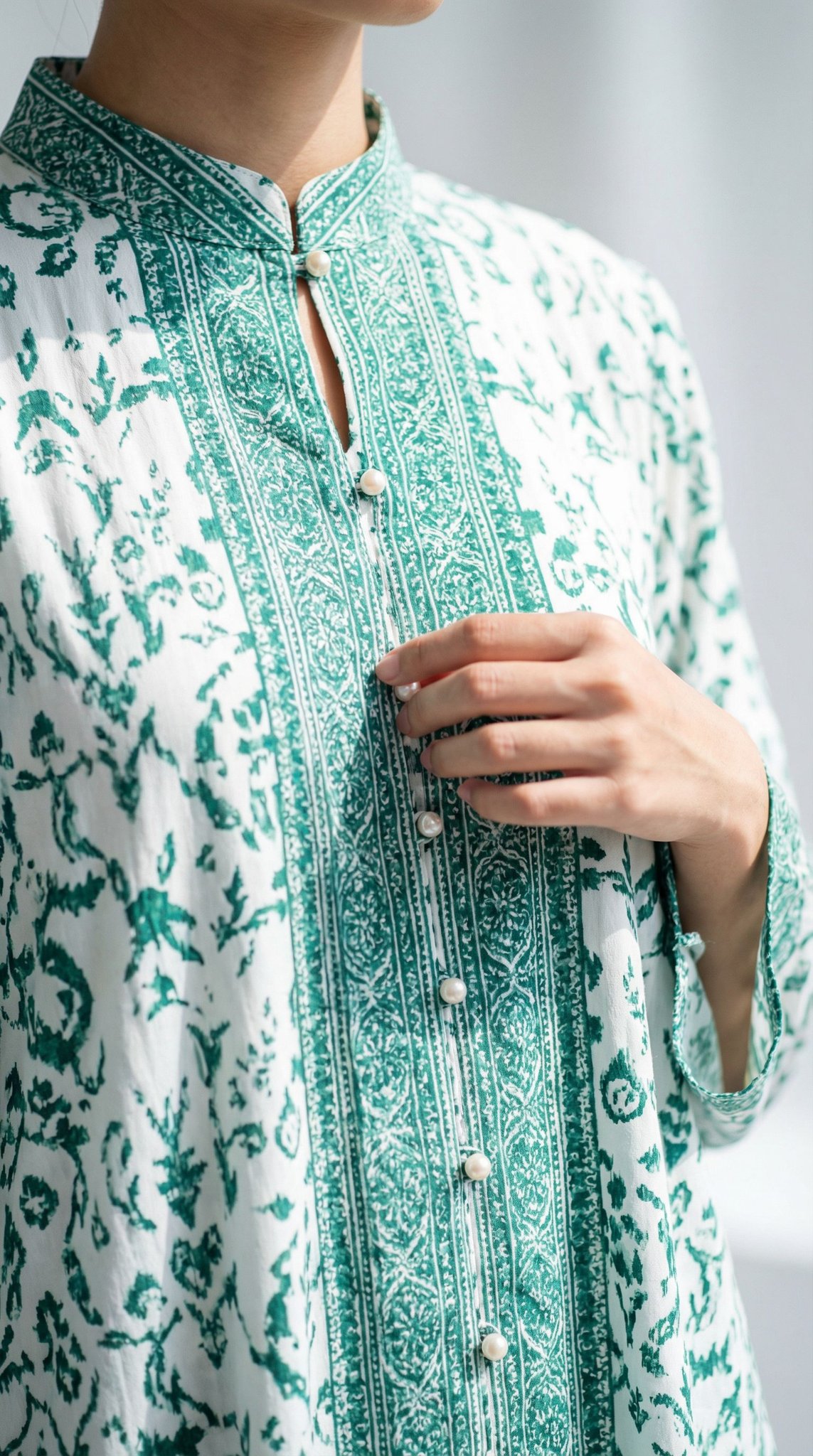 Cinematic Editorial Studio Photoshoot for New Baju Kurung Collection — shot 2 of 6