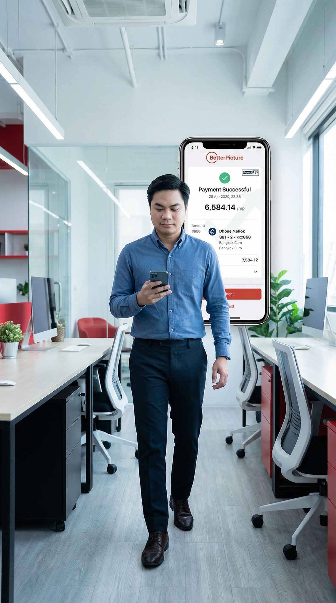Energetic Thai Launch Sequence for BetterPicture with PromptPay — shot 4 of 6