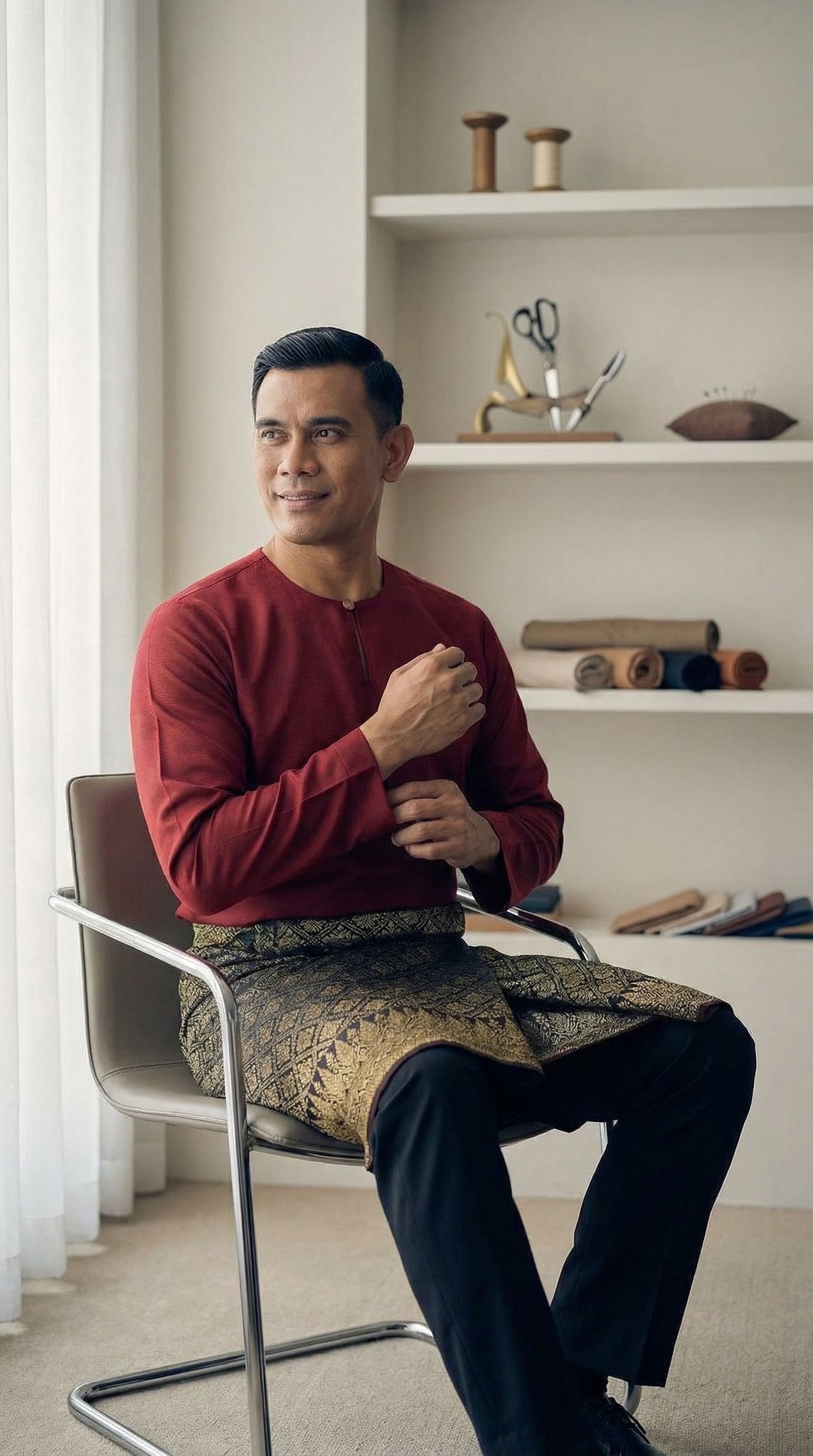DIOR-Inspired Baju Melayu Editorial Series — shot 4 of 6
