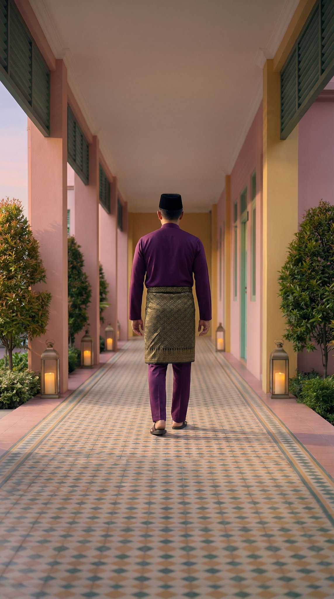 Wes Anderson Inspired Editorial for Bulan Bintang Baju Melayu — shot 6 of 6