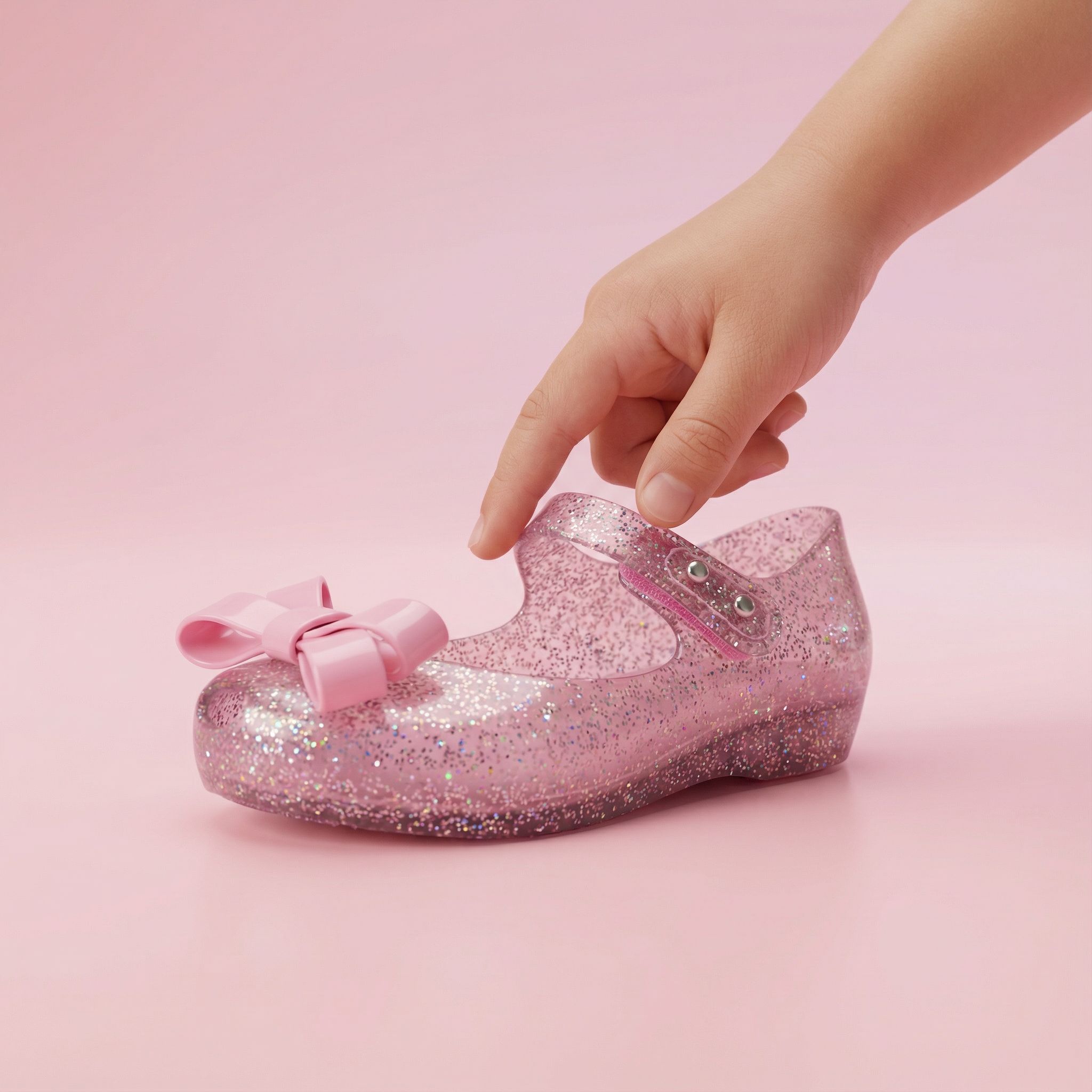 Chic Pastel Pop: Cinematic Mini Melissa Shoe Campaign — shot 3 of 4