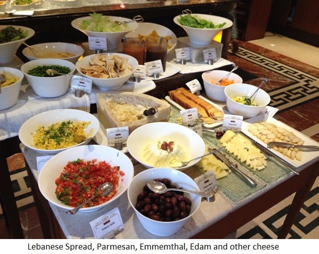 Buffet food spread at ITC Grand Central - BookMyBuffet