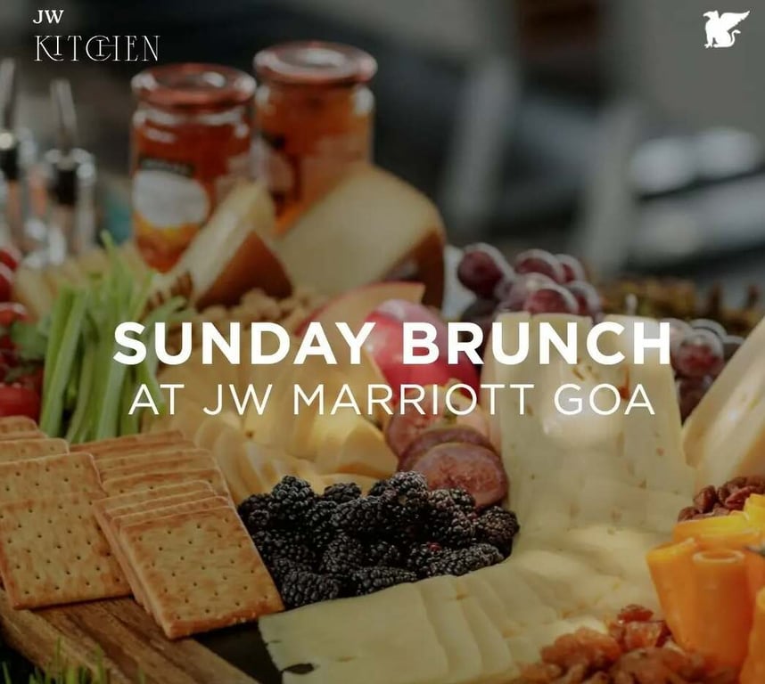 Buffet food spread at JW Marriott-Goa - BookMyBuffet