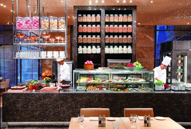 Buffet food spread at Grand Hyatt Mumbai - BookMyBuffet