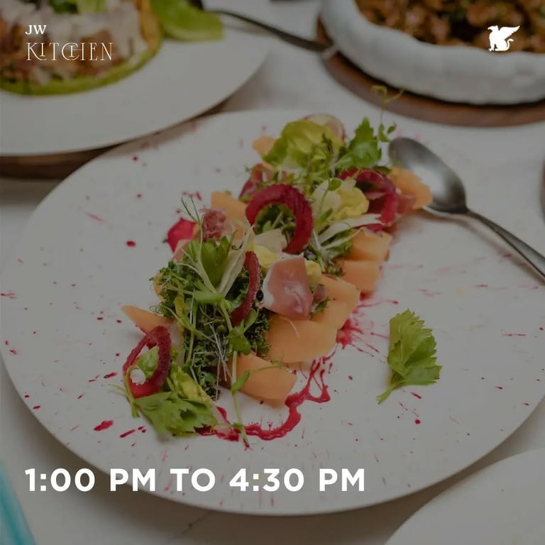 Buffet dishes at JW Marriott-Goa in Goa - BookMyBuffet