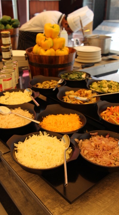 Buffet food spread at Marriott Whitefield - BookMyBuffet