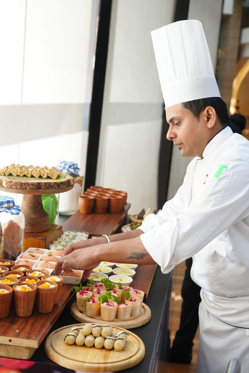 Buffet dishes at Marriott Whitefield in Bengaluru - BookMyBuffet