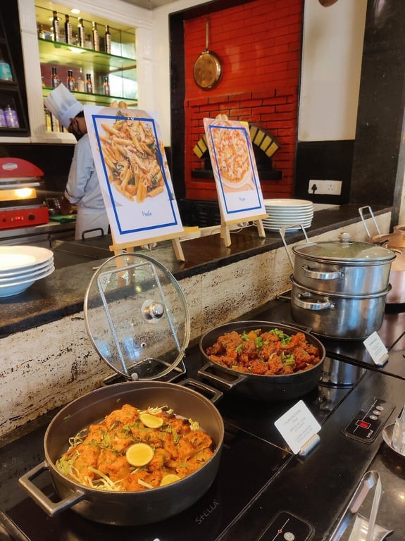 Buffet dishes at Hilton Mumbai International Airport in Mumbai - BookMyBuffet