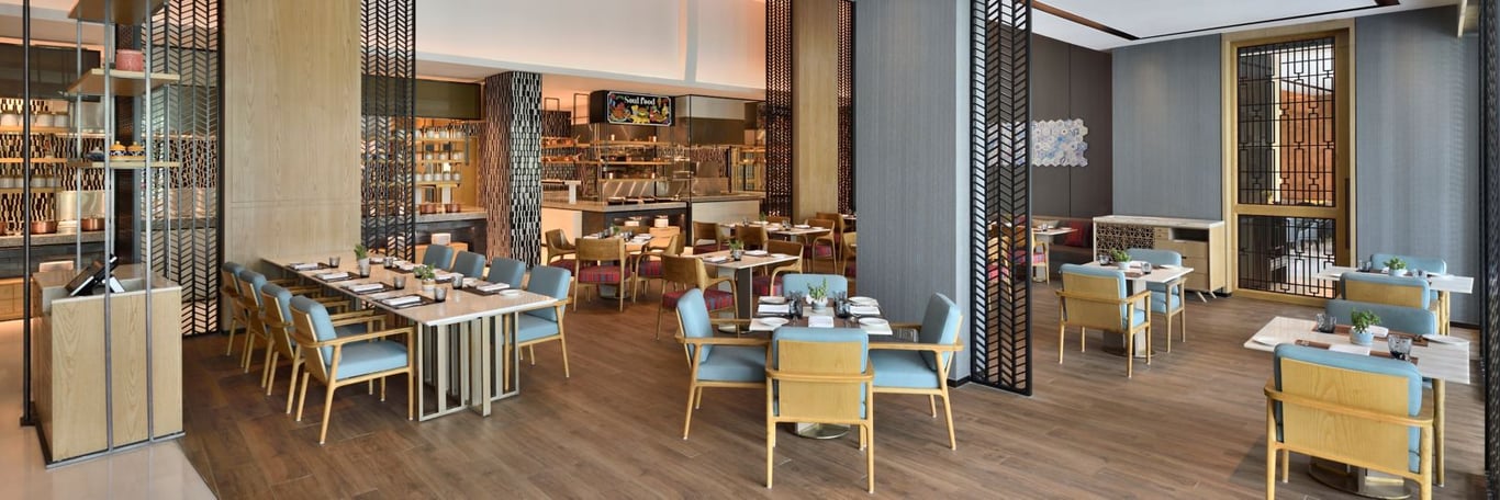 Lunch Buffet buffet menu at Aravali Marriott Resort & Spa - BookMyBuffet