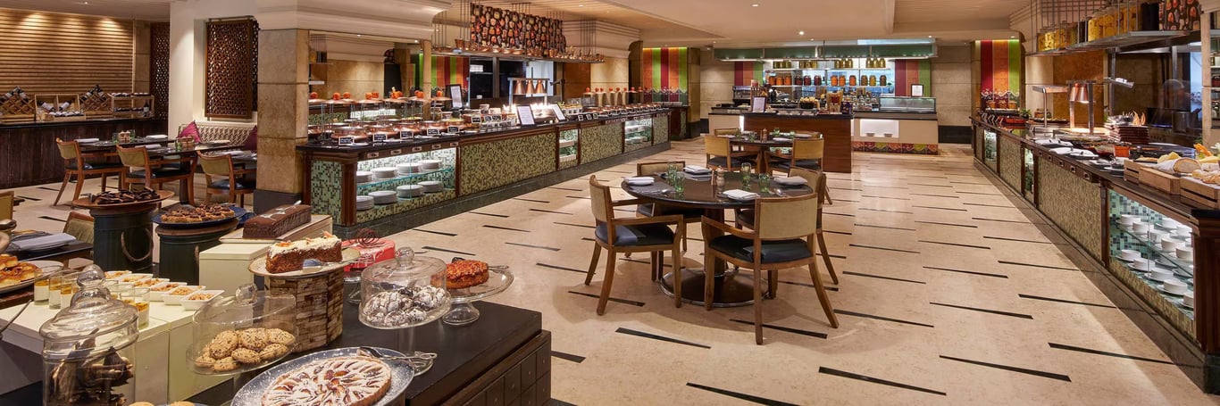 Buffet dishes at Hyderabad Marriott Hotel and Convention Centre in Hyderabad - BookMyBuffet