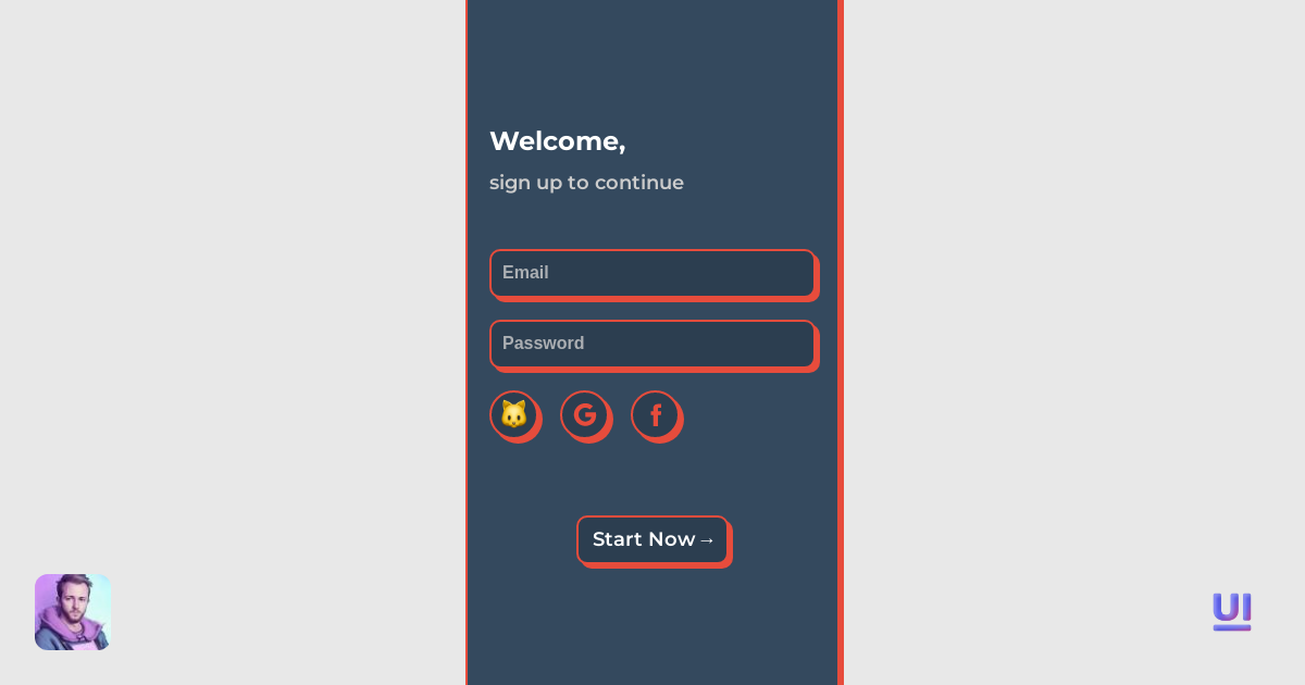 Form by adamgiebl made with CSS | Uiverse.io