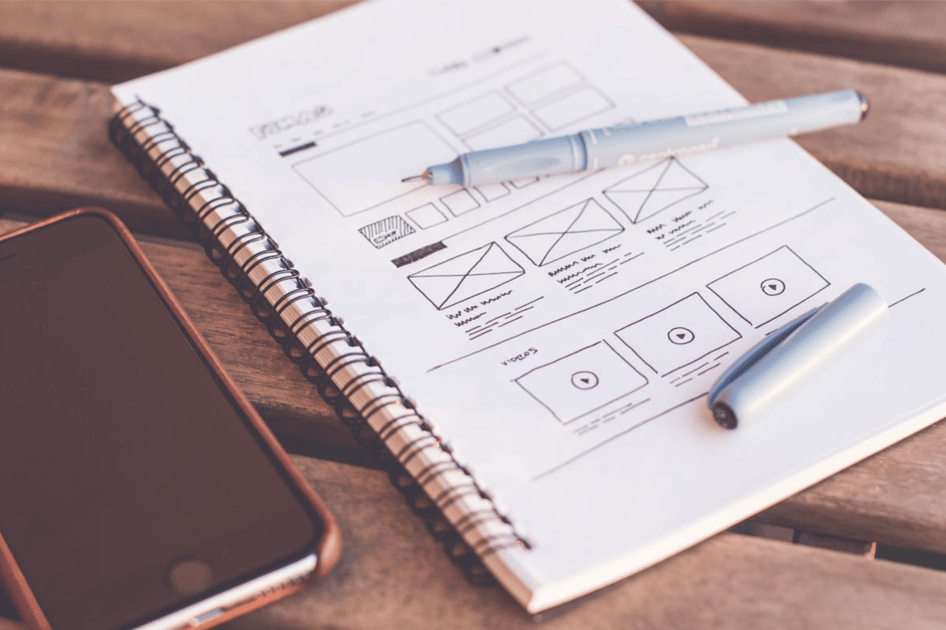 UI design sketch