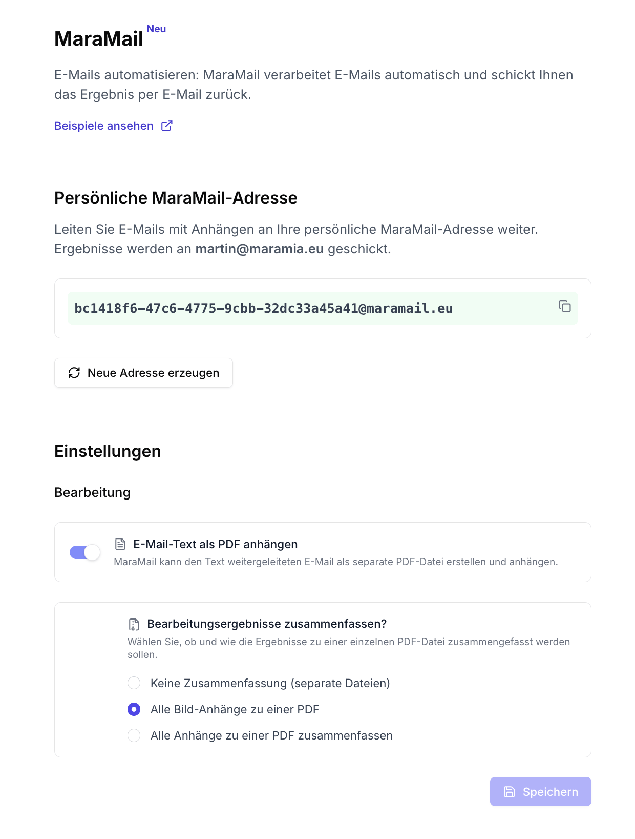 MaraMail E-Mail-Automatisierung für Kanzleien