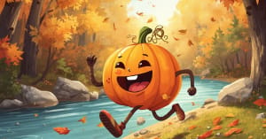 The Running Pumpkin 5K Logo