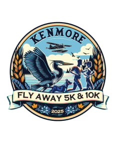 Oktoberfest Fly Away 10K Run & 5K Run/Walk Logo