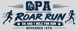 OPA Lions Roar Run 5k and Fun Run Logo