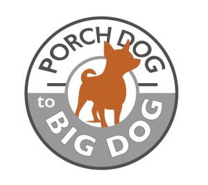 Porch Dog to Big Dog - November Logo