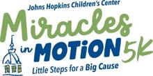 Johns Hopkins Children's Center "Miracles in Motion" 5K logo