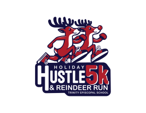 Holiday Hustle 5K and Kids 1K Reindeer Dash Logo