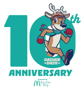 2026 - Stroll on State Dasher Dash 5K Presented by Bucciferro Family McDonalds Logo