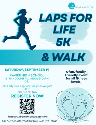 Laps For Life 5k Logo