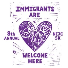NIJC Community for Immigrant Justice 5K logo
